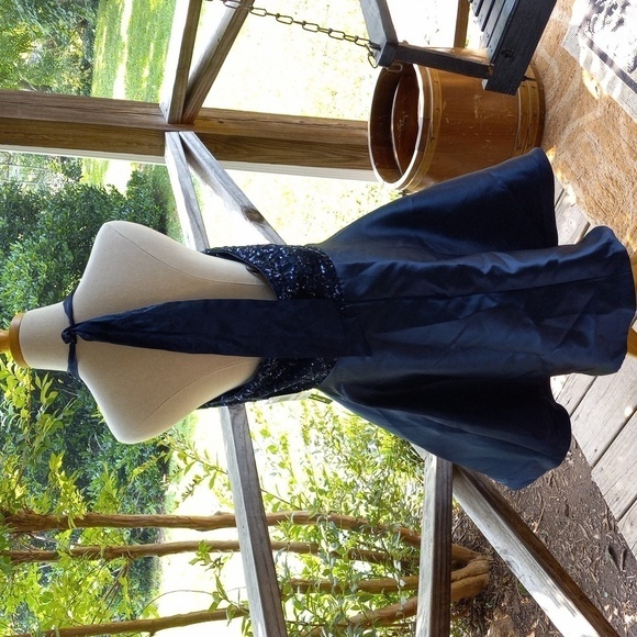 Sequin Hearts 💕 13 blue prom dress 👗 nwt - Picture 3 of 5